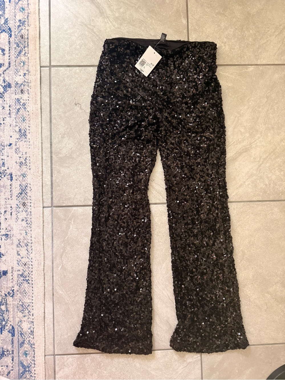 Forever 21 Black Sequin Pants